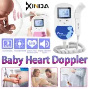 Fetal with Probe 2MHz Heart Beat Backlight Monitor Doppler LCD Prenatal Baby
