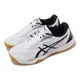 Asics Upcourt 5 男 排球鞋 室內 運動 訓練 膠底 黑白 1071A086-103