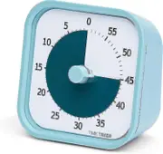 Time Timer Home - 60 Minute Home Edition - For Homeschool Supplies Study Tool, Timer For Kids Desk, Office Desk And Meetings With Si