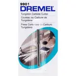 景鴻五金 DREMEL 精美 9901直型碳化鎢滾磨刀 3.2MM (可搭配 3000 8220刻磨機用) 含稅價