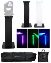 (1) Totem Light Stand+Black+White Scrims For Elation Rayzor 360Z