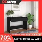 Console Table Black 100x35x76.5 cm Engineered Wood Hallway Storage 9837