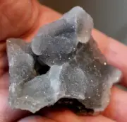 drusy Quartz over dark Chalcedony, minerals, crystals, mineral specimens