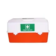 Empty First Aid Box Large - Orange & White (1)