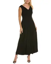 Rebecca Taylor Knit Column Jumpsuit 0 Black