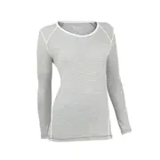 Wilderness Women Long Sleeve Tee Top Shirt Size 12 Activewear Base Layer Grey