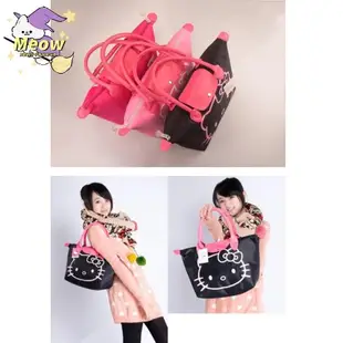 【Meow】Hello Kitty凱蒂貓手提包 單肩包 防水面料 時尚卡通 購物包 挎包 可愛包包