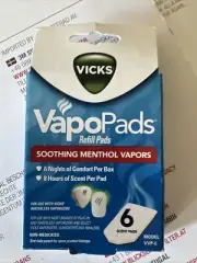 Vicks VapoPads Menthol Scent Pads - 6 Count