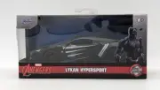 Jada Toys Marvel Avengers Lykan Hypersport Die Cast Black Car New