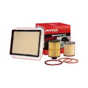Ryco Oil Air Fuel Filter Service Kit for Holden Astra AH 06/2006-03/2010
