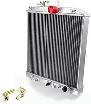 Car Radiator Radiator Car Auto Radiator 2 Row 42MM for Honda Civic Del Sol 92-00 MT/AT EG/EK Inlet/Outlet 32mm T-6061 Aluminum(AT)