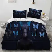 o567 Butterfly-Shinobu -Poster- Duvet Cover 3 Piece Bed Set,Room- Atmosphere Decoration -Anime -peripherals nj567