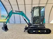 Mini Excavator with Tracks, Lightweight Hydraulic Crawler Excavator Machine, Portable for Road Construction, Landscaping, Farms, Gardens, and More