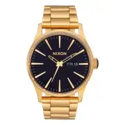 Nixon Sentry Stainless Steel Watch in Gold Indigo - Size -
