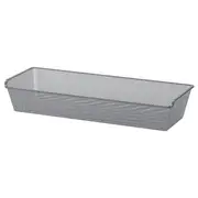 KOMPLEMENT mesh basket, dark grey, 100x35 cm