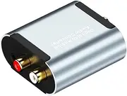 COHEALI 1 Set Digital to Analog Audio Converter Fiber Audio Adapter for External Equipment to Sampling Rates Easy to Install Durable and Practical for Amplifiers