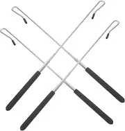 Generic 4pcs Adjustable Metal Puppet Control Rods Extendable Arm Manipulation Tools Accessories for Group Puppet Performances