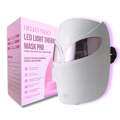 LED Light Therapy Mask PRO - 8 Colour, 288 Medical Grade LEDs Face Mask