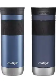 Contigo SNAPSEAL Insulated Stainless Steel Travel Mug with Grip, 20oz