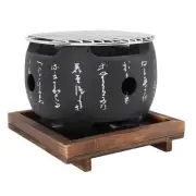 (Tool L)Japanese Style Grill Mini Portable Japanese BBQ Grill Round Food