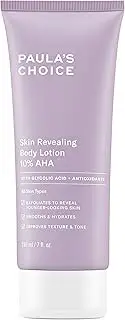 Paula's Choice Skin Revealing Body Lotion 10% AHA, Glycolic Acid & Shea Butter Exfoliant, Moisturizer for Bumpy & Keratosis Pilaris (KP) Prone Skin, Fragrance-Free & Paraben-Free, 210 ml