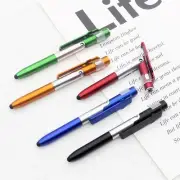 4 In 1 Multifunction Ballpoint Pen Mobile Phone Stand Holder Folding LED Light t