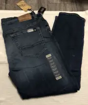 Buffalo David Bitton Men's Slim Ash Jeans - Color: Indigo - Size: 38x30