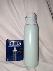 brita premium filtering water bottle With Replacement Filters, New