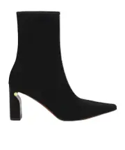 Alexander McQueen Pointed-Toe Ankle Boots 36,37,38.5,38,39,40,41 black