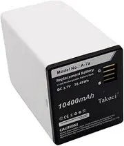 SCESMIA Replacement Battery for Arlo pro 3 floodlight XL Arlo Pro 4 XL Arlo Go 2 Fits A-7a A-14 VMC5040 VMA5410 3.7V/10400mA