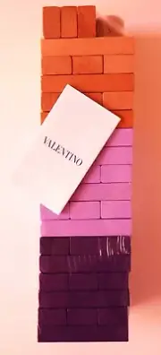 VALENTINO STACK BLOCK WOOD GAME NEW