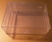 Clear Hinged Plastic Storage Box 4-5/8" Wide - 3-5/8" Long 1-5/16" Deep New