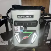 Engel Mountain Dew Exclusive 25 Quart Roll-Top Backpack Cooler Bag. New