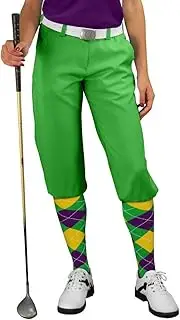 Lime Golf Knickers: Womens 'Par 3' - Microfiber
