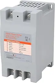 Single Phase to 3 Phase Converter, Compact Digital Phase Shifter for Motor Equipment, Energy Saving 3 Phase Converter, Versatile Inverter for Residential & Commercial Use