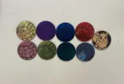 Pokemon Prismatic Evolutions Eevee Coin Set Of 9! Coins From Tins And 2 Pack.