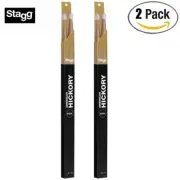 2-PACK Stagg 1-Pair American Hickory 5BN Nylon Tip Drum Sticks SHV5BN