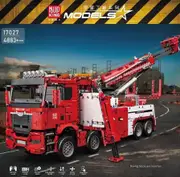 Mould King 17027 Remote Controlled Fire & Rescue Truck Building Set - 4,883 Pcs