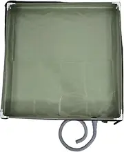 Folding Shower Base – Folding Camping Shower | Footwash Tray for Ground Pools | Drainage Basin Waterproof Dinghy for Camping Camping Bathroom