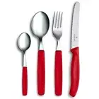 Victorinox 24 Piece Steak Knife Table Cutlery Set 24pc | Red