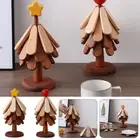 Black Walnut Wooden Tree Trivet Insulation Mat for Home Kitchen