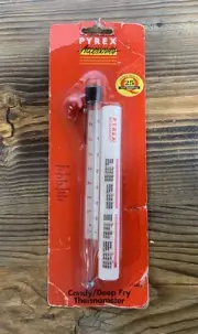 Vintage Pyrex Accessories Candy Deep Fry Thermometer #16428 - New Baking Cooking
