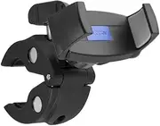 ARKON Mounts Mobile Grip 5 Phone Holder with Clamp Mount | Secure Spring-Loaded Holder | Clamp Phone Mount for Strollers, Treadmills, Bike | Compatible with iPhone, Samsung, & More