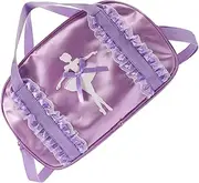 INOOMP Children's Shoulder Backpack Children Dance Bag Sports Bag Ballet Bags for Dance Crossbody Bags Dance Tote Bag Dance Shoulder Bag Handbag Tote for Ballet Bag Purple
