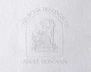 Book Lover Embosser | Floral Book Stamp | Custom Book Embosser | Custom Library Stamp | Personalised Book Embosser | Open Book Stamp | Bookish Gift