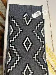 PENDLETON nwt Scarf lambswool KIVA STEPS 70 X 9
