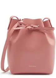 Mansur Gavriel Mini Leather Bucket bag - Rose ONE SIZE
