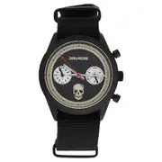Zadig & Voltaire ZVM108 Black Nylon Strap Watch by Zadig & Voltaire for Unisex - 1 Pc Watch