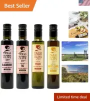 Balsamic Vinegar Combo Gift Set 4 Pack 250ml Each: Blackberry, Fig, Peach, Wh...