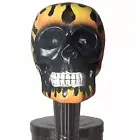 Flame Skull Zombie Beer Tap Handle Sports Bar Kegerator Resin Breweriana